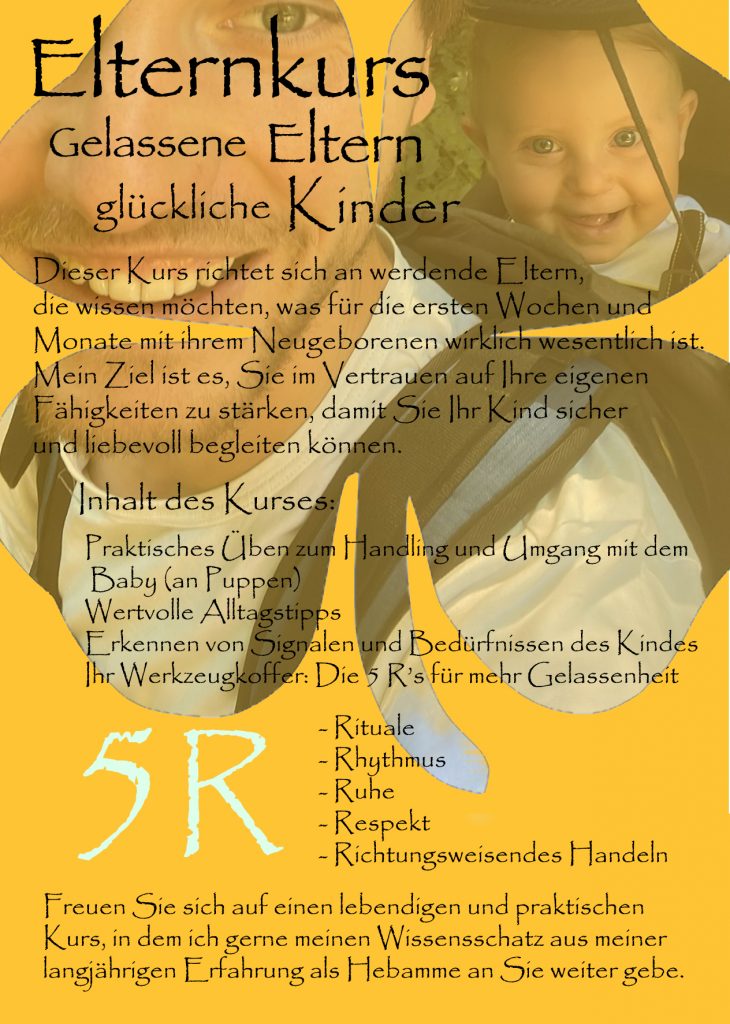 Elternkurs Flyer, Seite 1